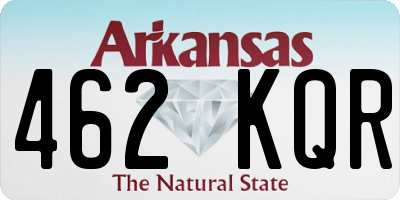 AR license plate 462KQR