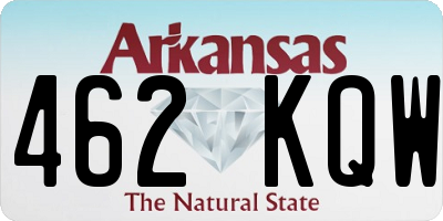 AR license plate 462KQW