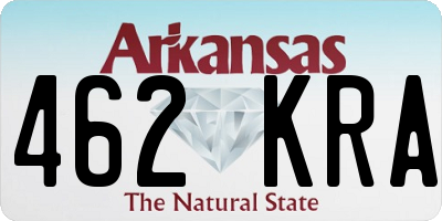 AR license plate 462KRA