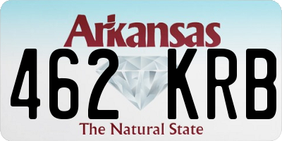 AR license plate 462KRB