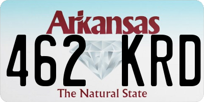AR license plate 462KRD