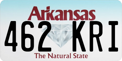 AR license plate 462KRI