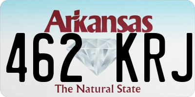 AR license plate 462KRJ