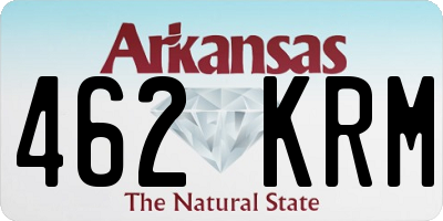 AR license plate 462KRM