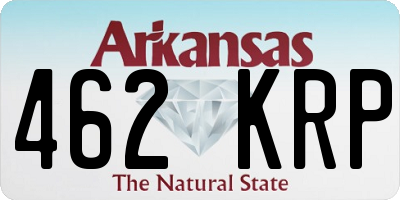 AR license plate 462KRP