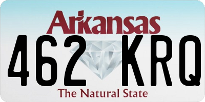AR license plate 462KRQ