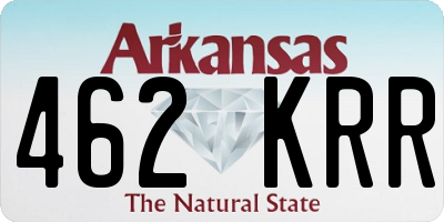 AR license plate 462KRR