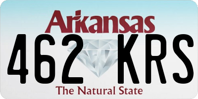 AR license plate 462KRS
