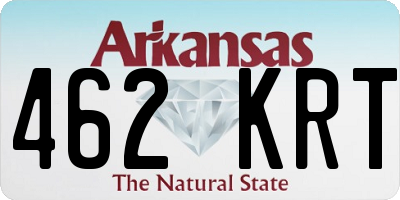 AR license plate 462KRT
