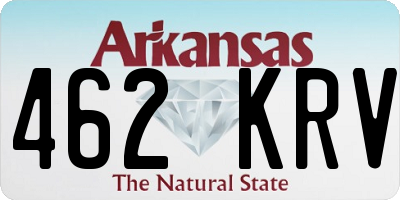 AR license plate 462KRV