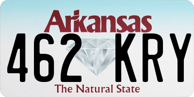 AR license plate 462KRY