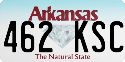 AR license plate 462KSC