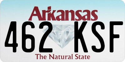 AR license plate 462KSF