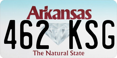 AR license plate 462KSG