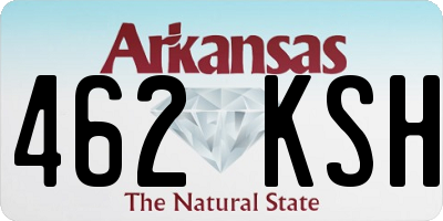 AR license plate 462KSH