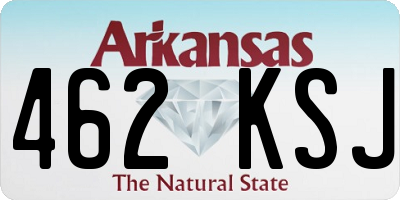 AR license plate 462KSJ