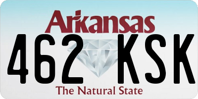AR license plate 462KSK
