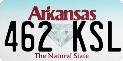 AR license plate 462KSL