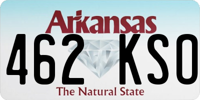 AR license plate 462KSO