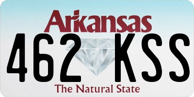 AR license plate 462KSS