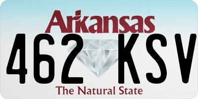AR license plate 462KSV