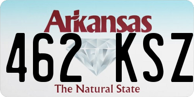 AR license plate 462KSZ