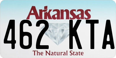 AR license plate 462KTA