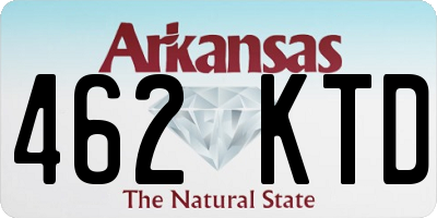 AR license plate 462KTD