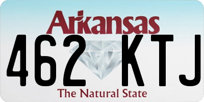 AR license plate 462KTJ