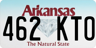 AR license plate 462KTO