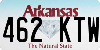 AR license plate 462KTW