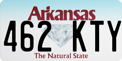 AR license plate 462KTY