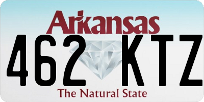 AR license plate 462KTZ