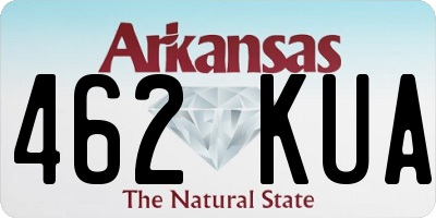 AR license plate 462KUA