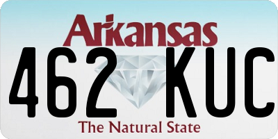 AR license plate 462KUC