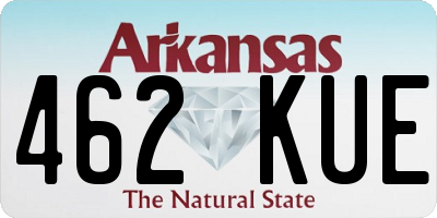 AR license plate 462KUE