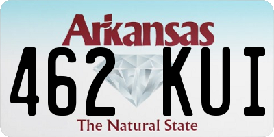 AR license plate 462KUI