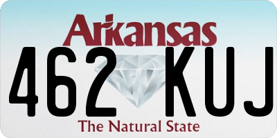 AR license plate 462KUJ