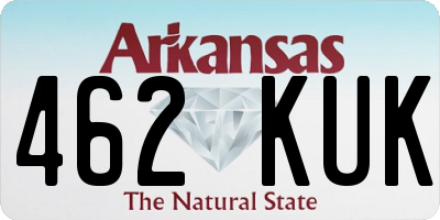 AR license plate 462KUK