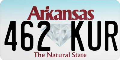 AR license plate 462KUR