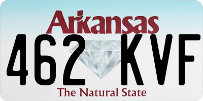 AR license plate 462KVF