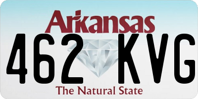 AR license plate 462KVG