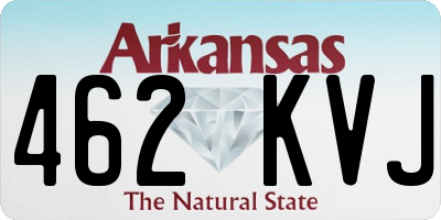 AR license plate 462KVJ
