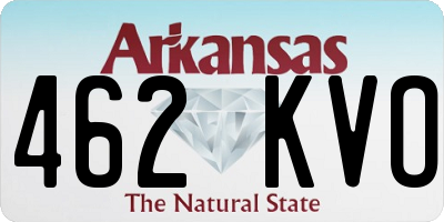 AR license plate 462KVO
