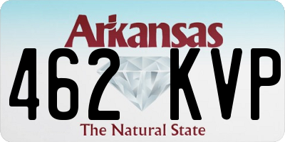 AR license plate 462KVP