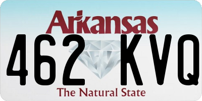 AR license plate 462KVQ