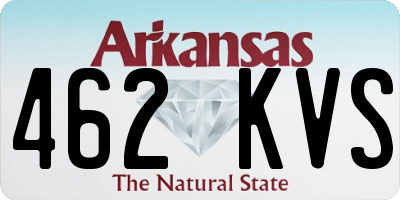 AR license plate 462KVS