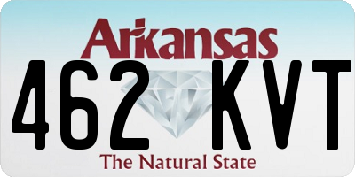 AR license plate 462KVT