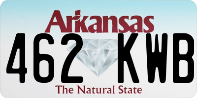 AR license plate 462KWB