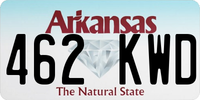 AR license plate 462KWD